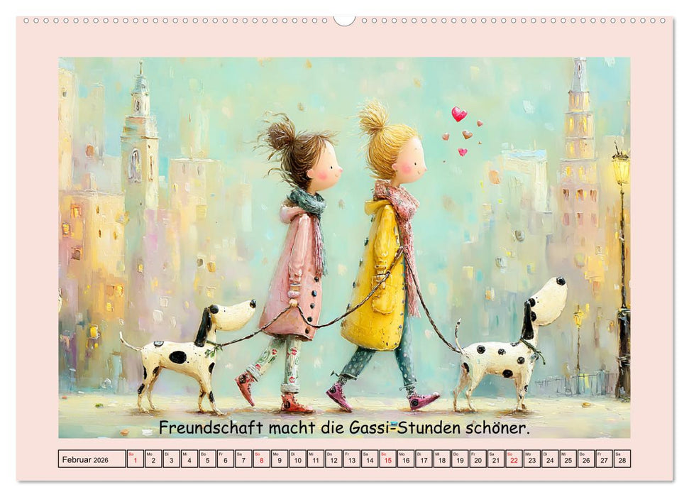 Herzensmomente. Beste Freundinnen in Liebe verbunden (CALVENDO Wandkalender 2026)