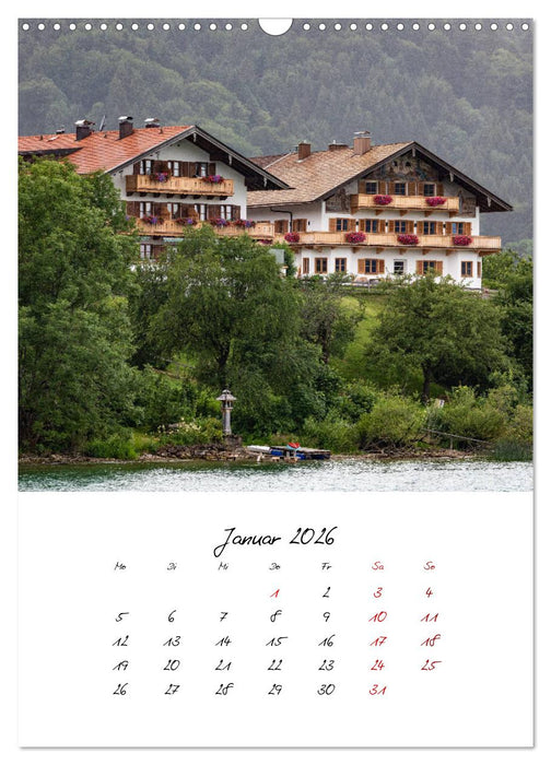 Tegernsee - Im Herz der Natur (CALVENDO Wandkalender 2026)