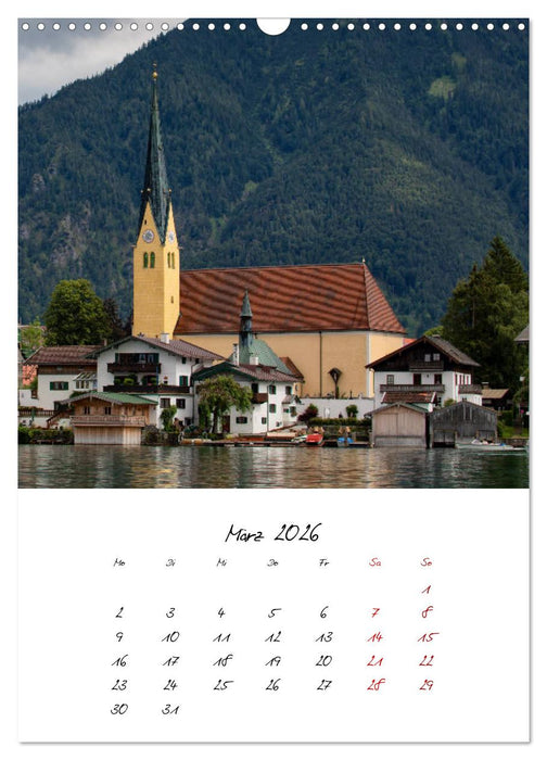 Tegernsee - Im Herz der Natur (CALVENDO Wandkalender 2026)