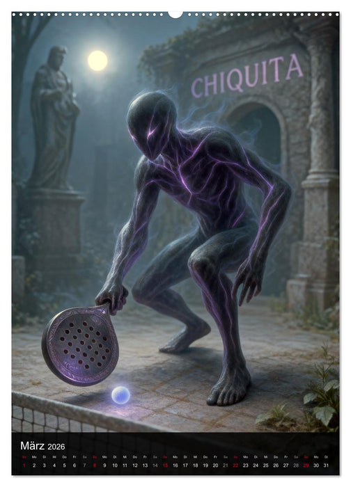 Padel Götter (CALVENDO Wandkalender 2026)
