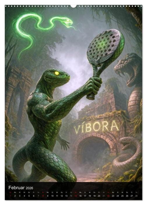 Padel Götter (CALVENDO Premium Wandkalender 2026)