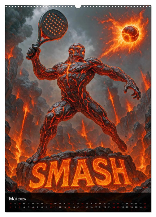 Padel Götter (CALVENDO Premium Wandkalender 2026)