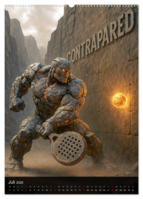 Padel Götter (CALVENDO Premium Wandkalender 2026)