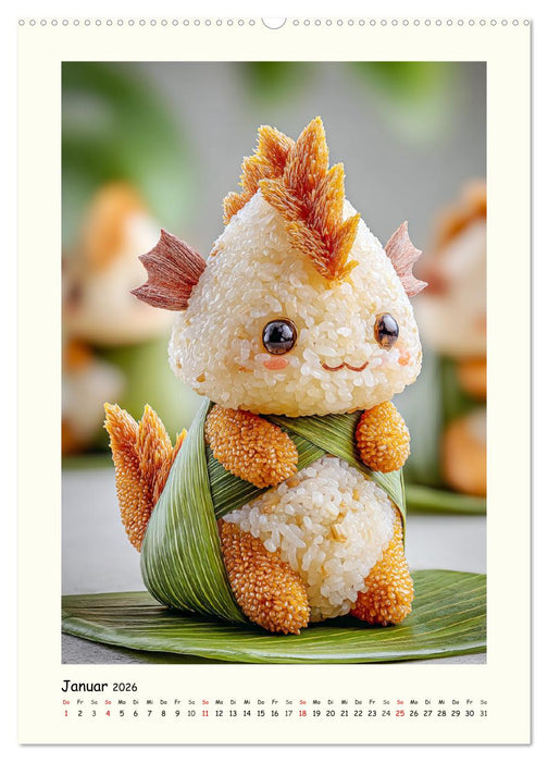 Reistierchen. Klebereiskunst zum Verlieben (CALVENDO Wandkalender 2026)