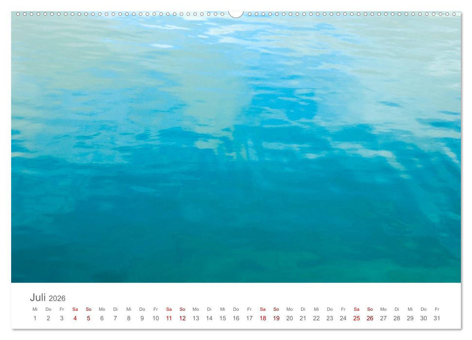 Aqua 2026 Fotografien von Mio Schweiger (CALVENDO Premium Wandkalender 2026)