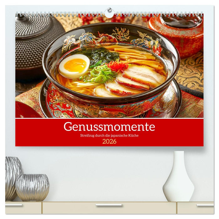 Genussmomente. Streifzug durch die japanische Küche (CALVENDO Premium Wandkalender 2026)