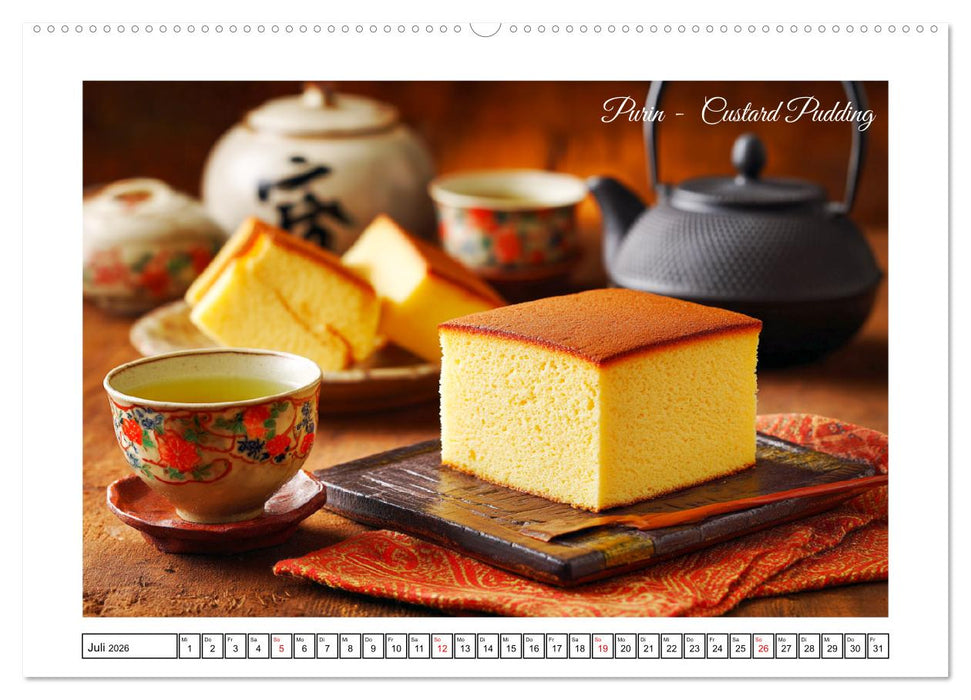 Genussmomente. Streifzug durch die japanische Küche (CALVENDO Premium Wandkalender 2026)