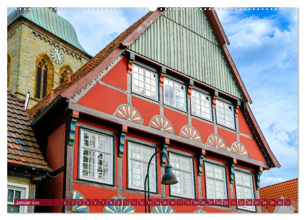 Ein Blick auf Rheda-Wiedenbrück (CALVENDO Premium Wandkalender 2026)