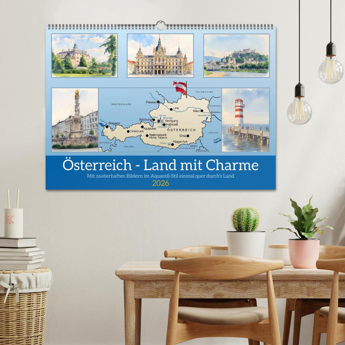 Österreich - Land mit Charme (CALVENDO Wandkalender 2026)