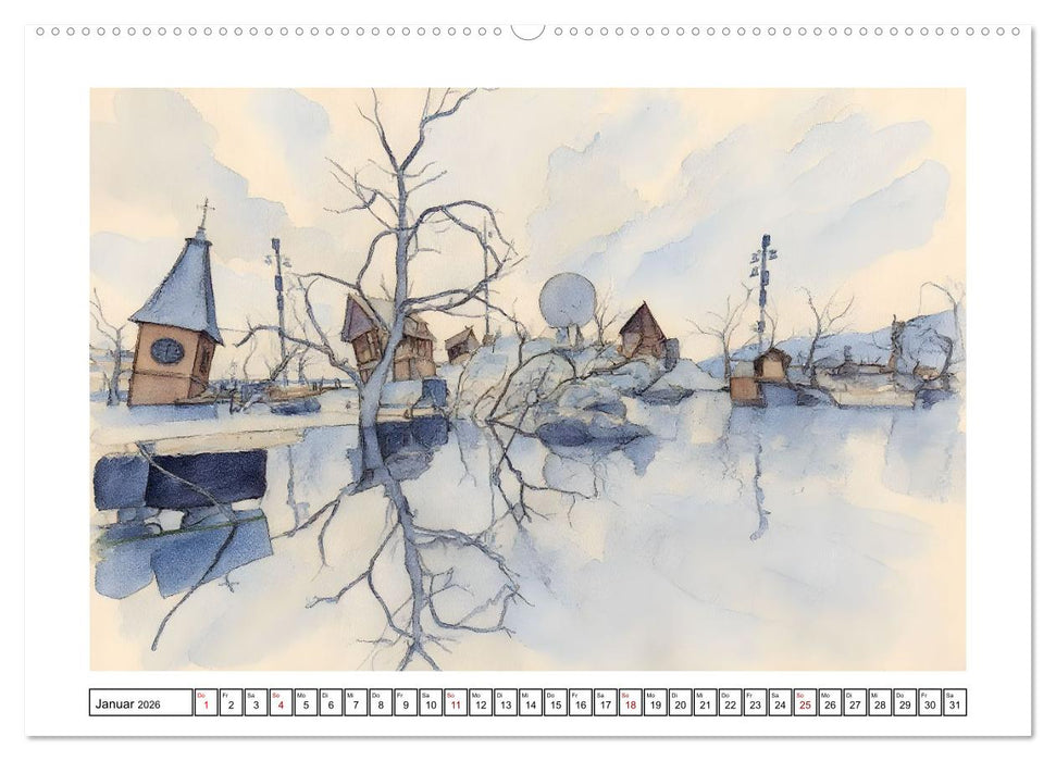 Österreich - Land mit Charme (CALVENDO Wandkalender 2026)