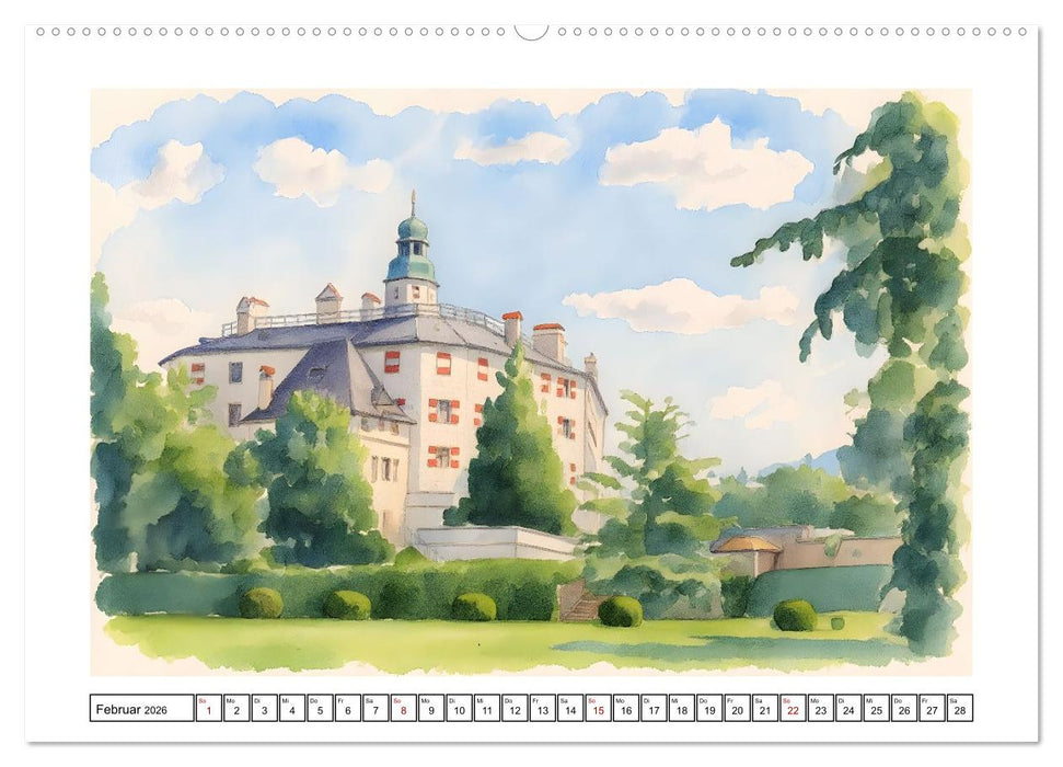 Österreich - Land mit Charme (CALVENDO Premium Wandkalender 2026)
