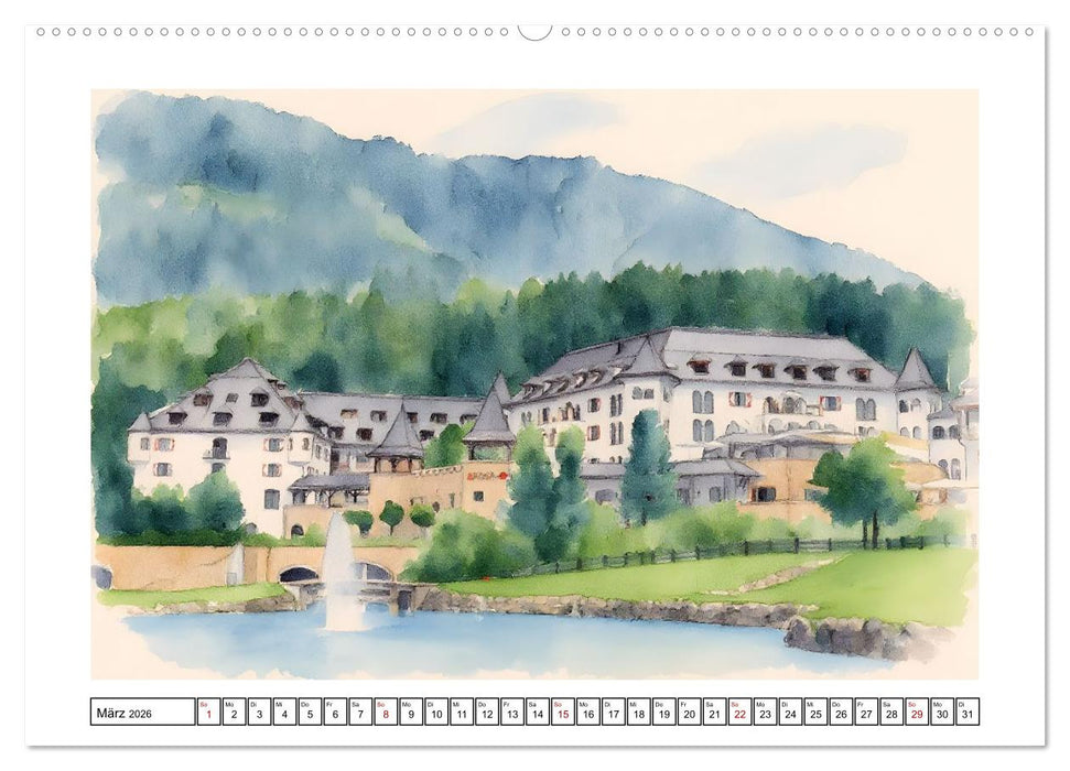 Österreich - Land mit Charme (CALVENDO Premium Wandkalender 2026)