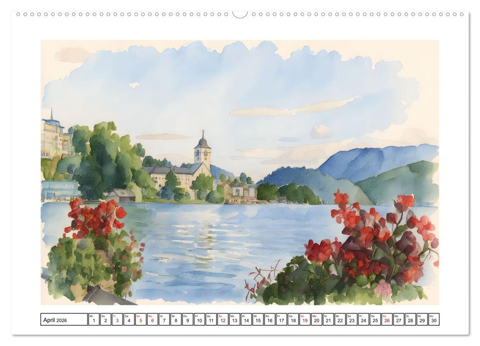 Österreich - Land mit Charme (CALVENDO Premium Wandkalender 2026)
