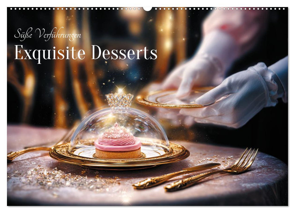 Süße Verführungen - Exquisite Desserts (CALVENDO Wandkalender 2026)