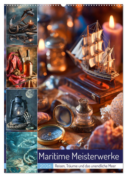 Maritime Meisterwerke (CALVENDO Wandkalender 2026)