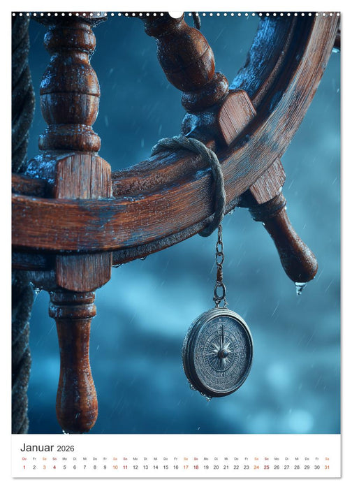 Maritime Meisterwerke (CALVENDO Premium Wandkalender 2026)