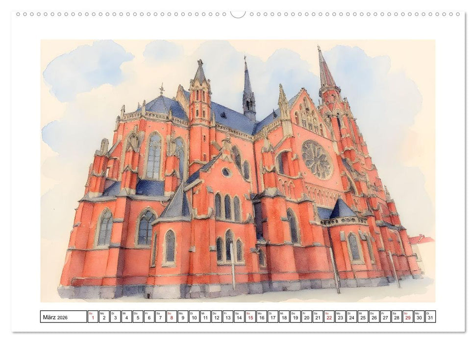 Vielfältiges Urlaubsland Kroatien (CALVENDO Premium Wandkalender 2026)