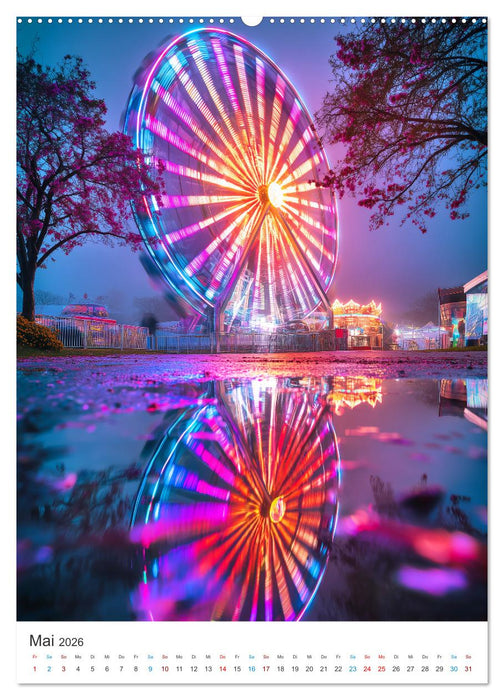 Lichtkarussell (CALVENDO Wandkalender 2026)