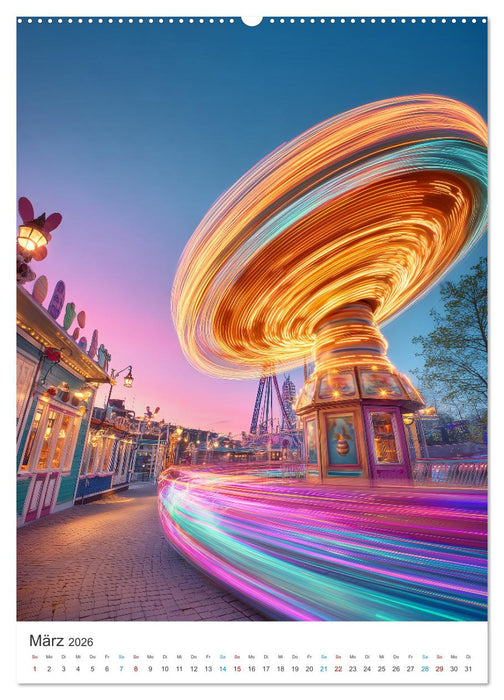 Lichtkarussell (CALVENDO Premium Wandkalender 2026)