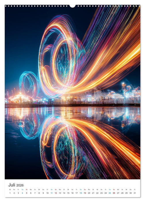Lichtkarussell (CALVENDO Premium Wandkalender 2026)