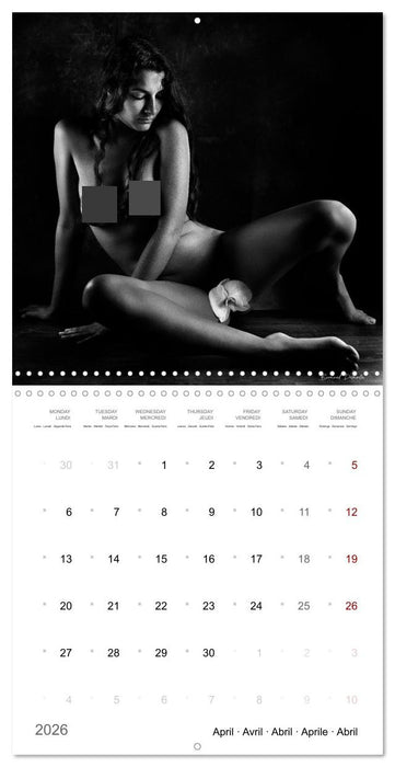 The academic nude (CALVENDO Monthly Calendar 2026)