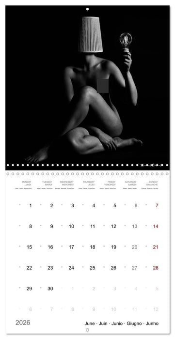 The academic nude (CALVENDO Monthly Calendar 2026)