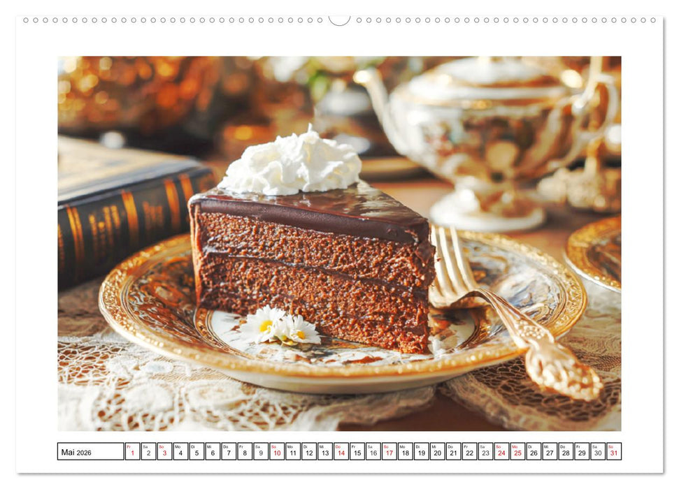 Gaumenfreuden. Das wunderschöne Österreich auf dem Teller (CALVENDO Premium Wandkalender 2026)