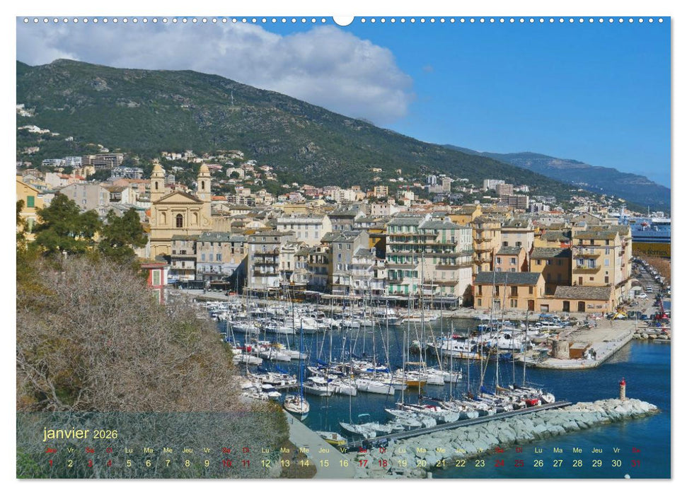 Les balades au Cap Corse (CALVENDO Calendrier mensuel 2026)