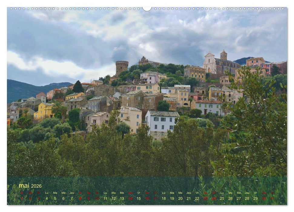 Les balades au Cap Corse (CALVENDO Calendrier supérieur 2026)