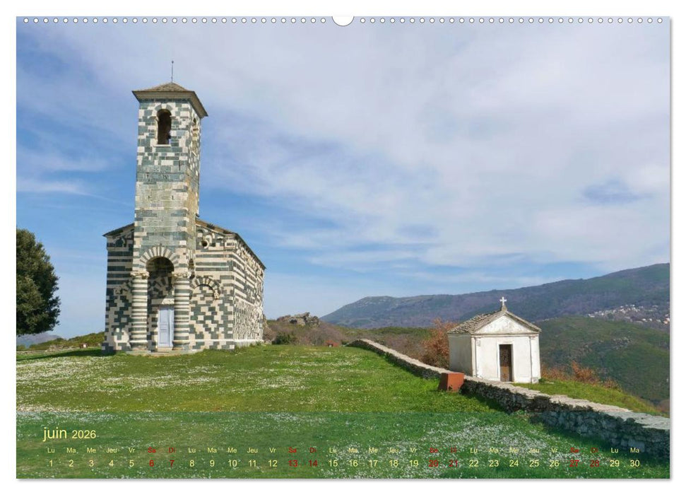 Les balades au Cap Corse (CALVENDO Calendrier supérieur 2026)