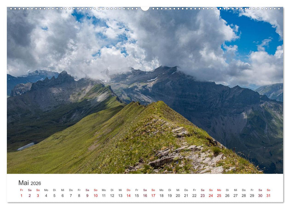 Berner Oberland - Bergwelten (CALVENDO Wandkalender 2026)
