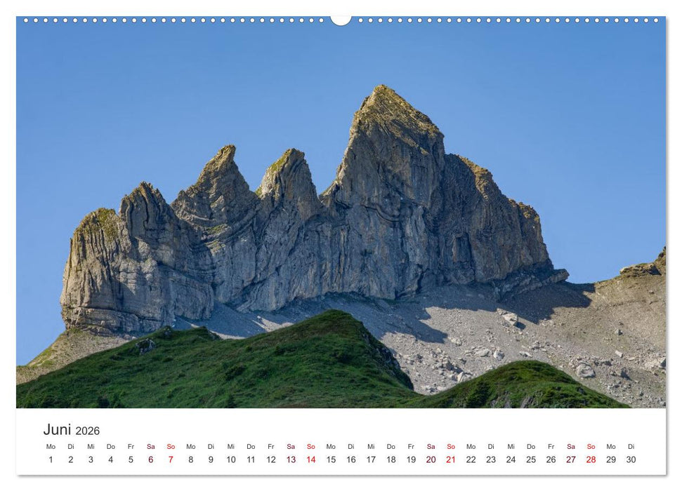 Berner Oberland - Bergwelten (CALVENDO Wandkalender 2026)