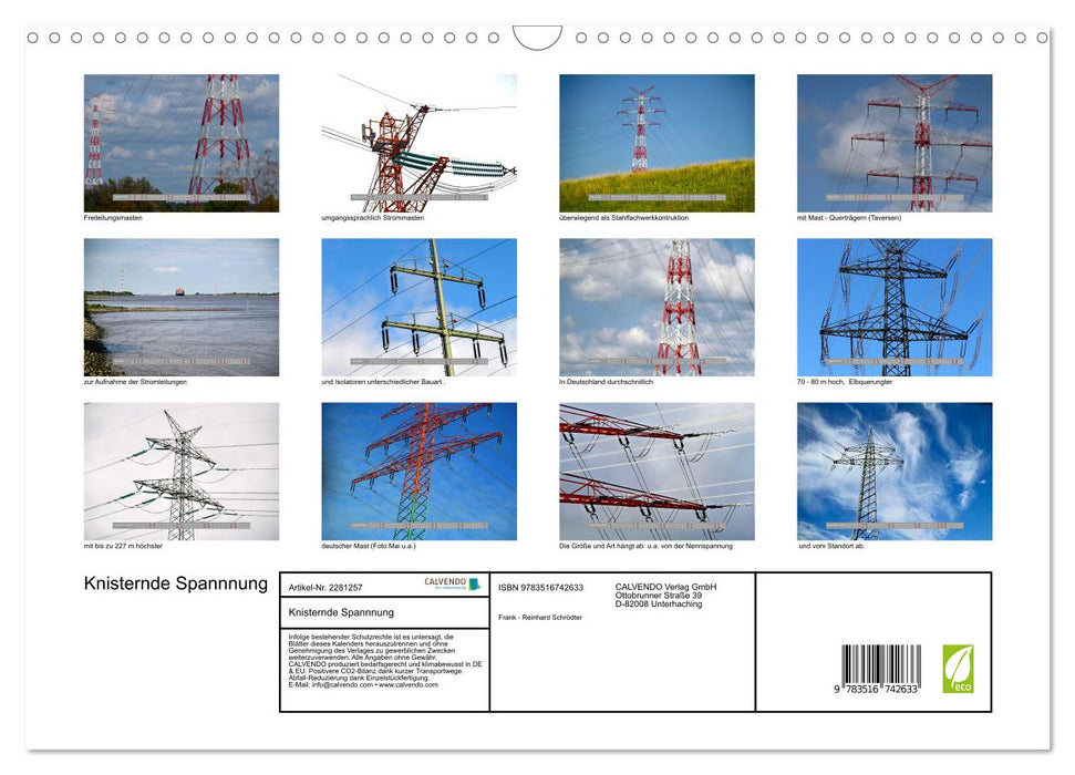 Knisternde Spannnung (CALVENDO Wandkalender 2026)