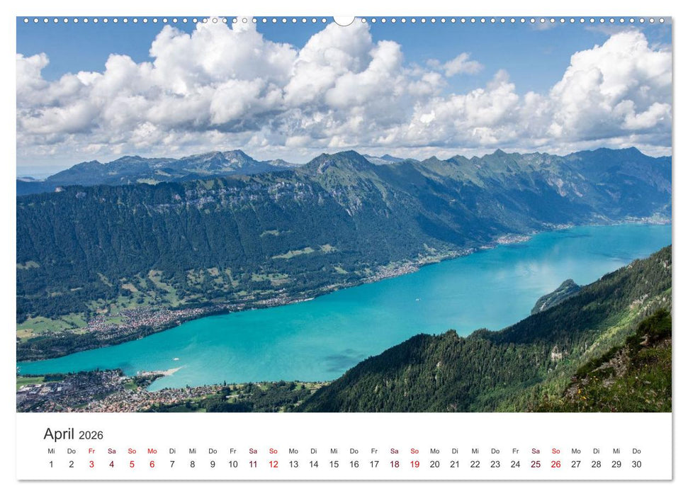 Berner Oberland - Bergwelten (CALVENDO Premium Wandkalender 2026)
