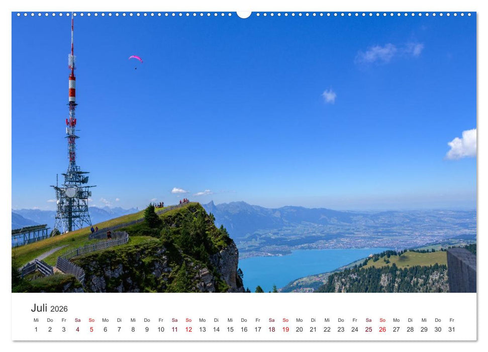 Berner Oberland - Bergwelten (CALVENDO Premium Wandkalender 2026)