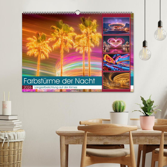 Farbstürme der Nacht (CALVENDO Wandkalender 2026)