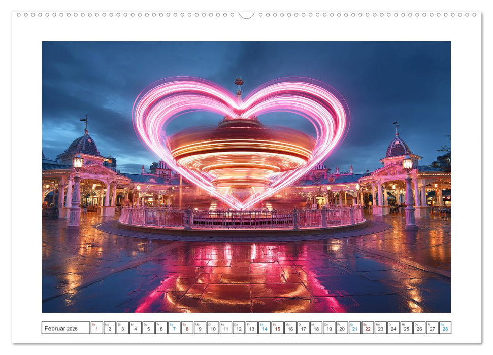 Farbstürme der Nacht (CALVENDO Wandkalender 2026)