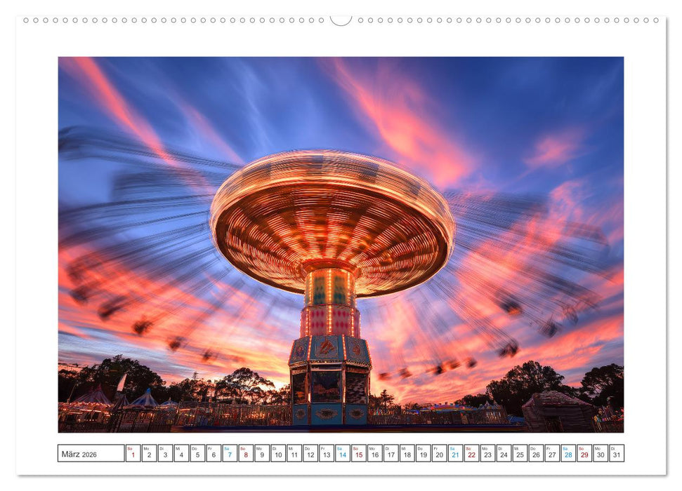 Farbstürme der Nacht (CALVENDO Wandkalender 2026)