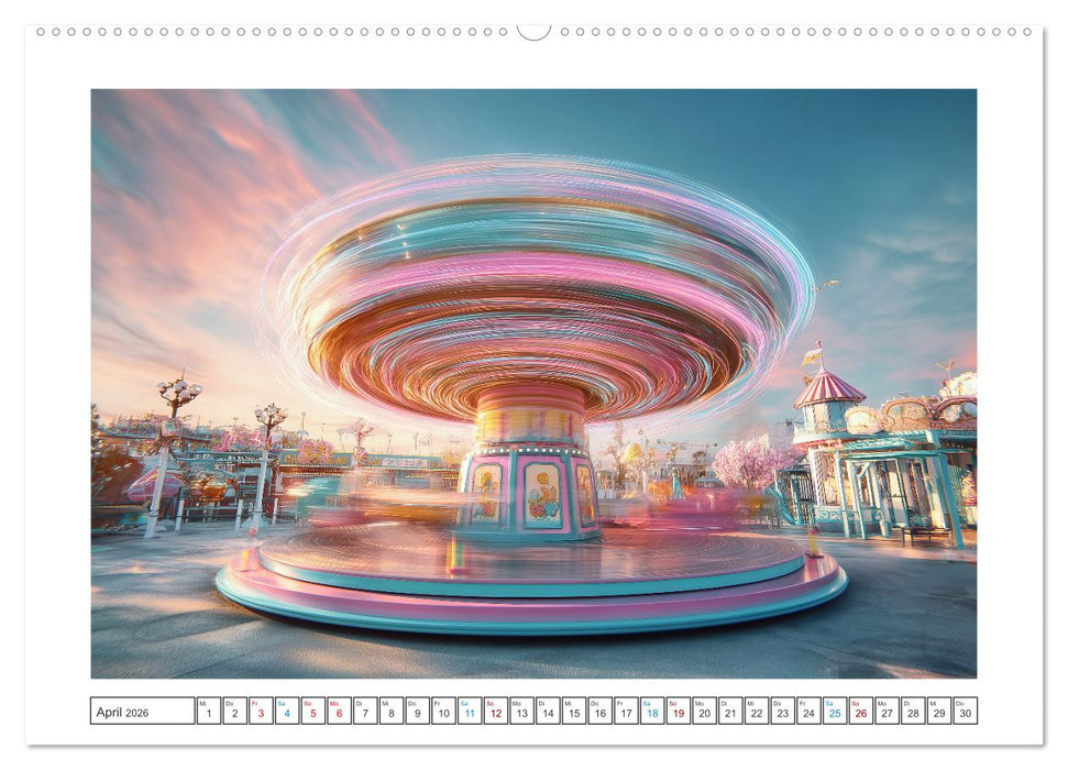 Farbstürme der Nacht (CALVENDO Wandkalender 2026)