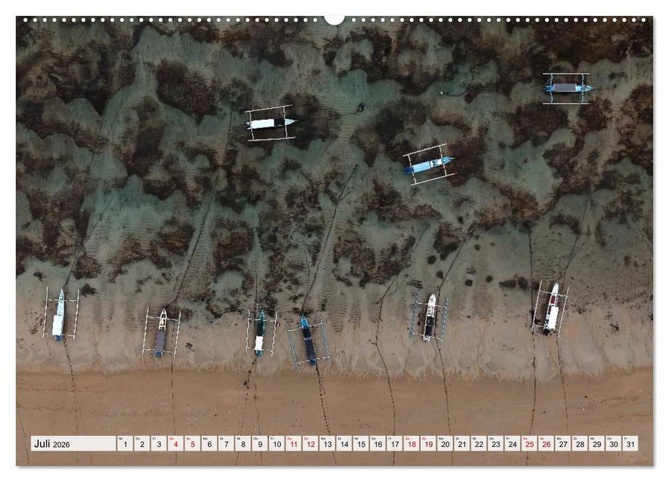 Indonesien von oben - spektakuläre Landschaften aus der Vogelperspektive (CALVENDO Premium Wandkalender 2026)