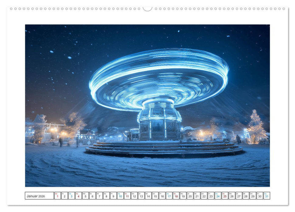 Farbstürme der Nacht (CALVENDO Premium Wandkalender 2026)