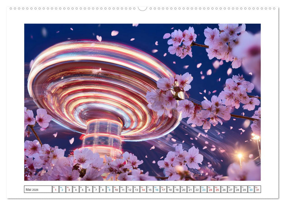 Farbstürme der Nacht (CALVENDO Premium Wandkalender 2026)