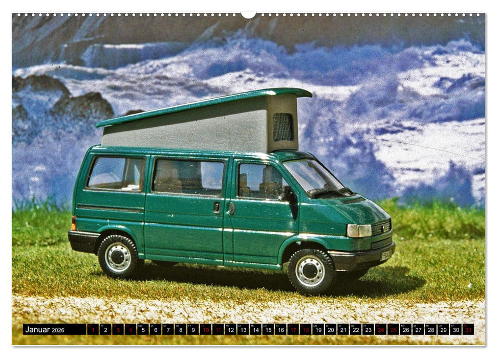 Miniaturwelten des Campings (CALVENDO Wandkalender 2026)