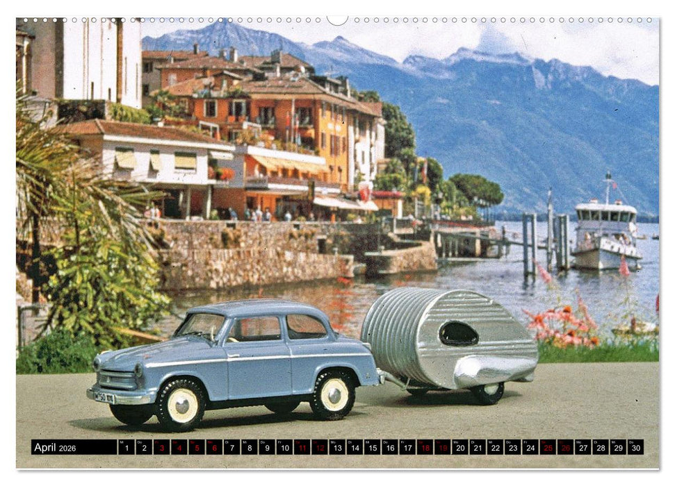 Miniaturwelten des Campings (CALVENDO Premium Wandkalender 2026)