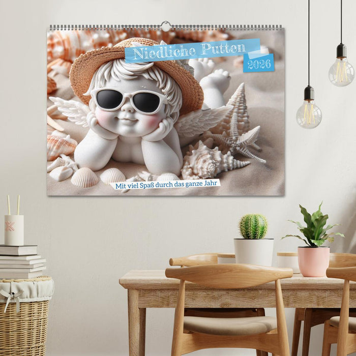Niedliche Putten (CALVENDO Wandkalender 2026)