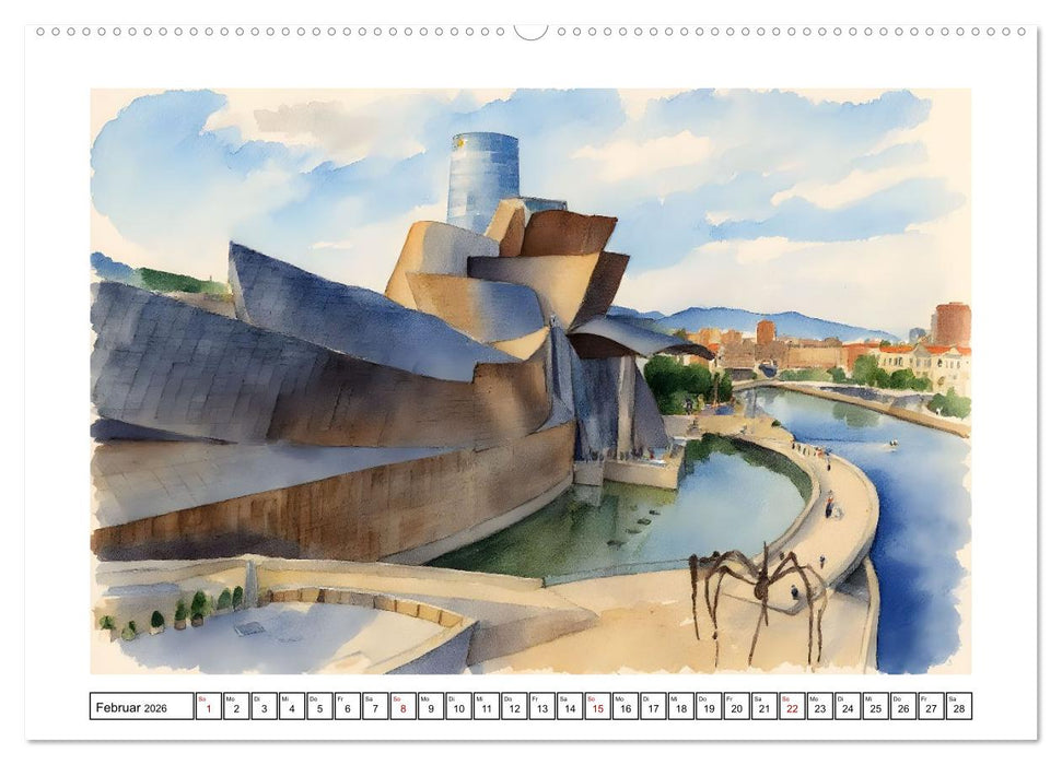 Urlaubsparadies Spanien (CALVENDO Wandkalender 2026)