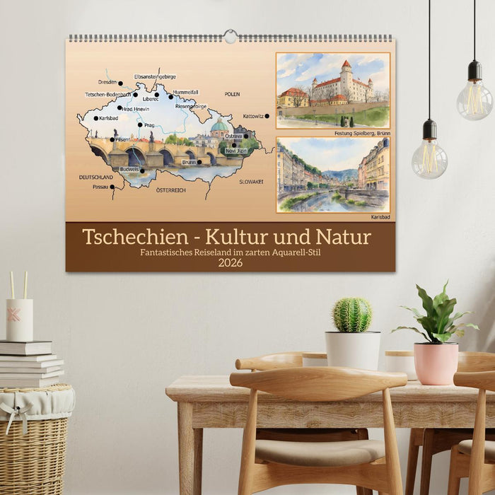 Tschechien - Kultur und Natur (CALVENDO Wandkalender 2026)