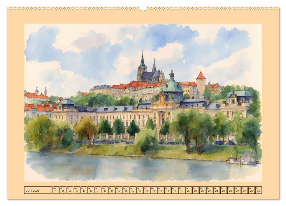 Tschechien - Kultur und Natur (CALVENDO Wandkalender 2026)