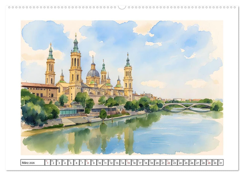 Urlaubsparadies Spanien (CALVENDO Premium Wandkalender 2026)