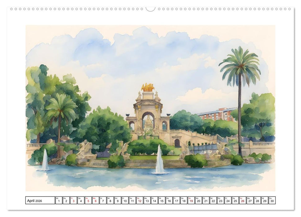 Urlaubsparadies Spanien (CALVENDO Premium Wandkalender 2026)